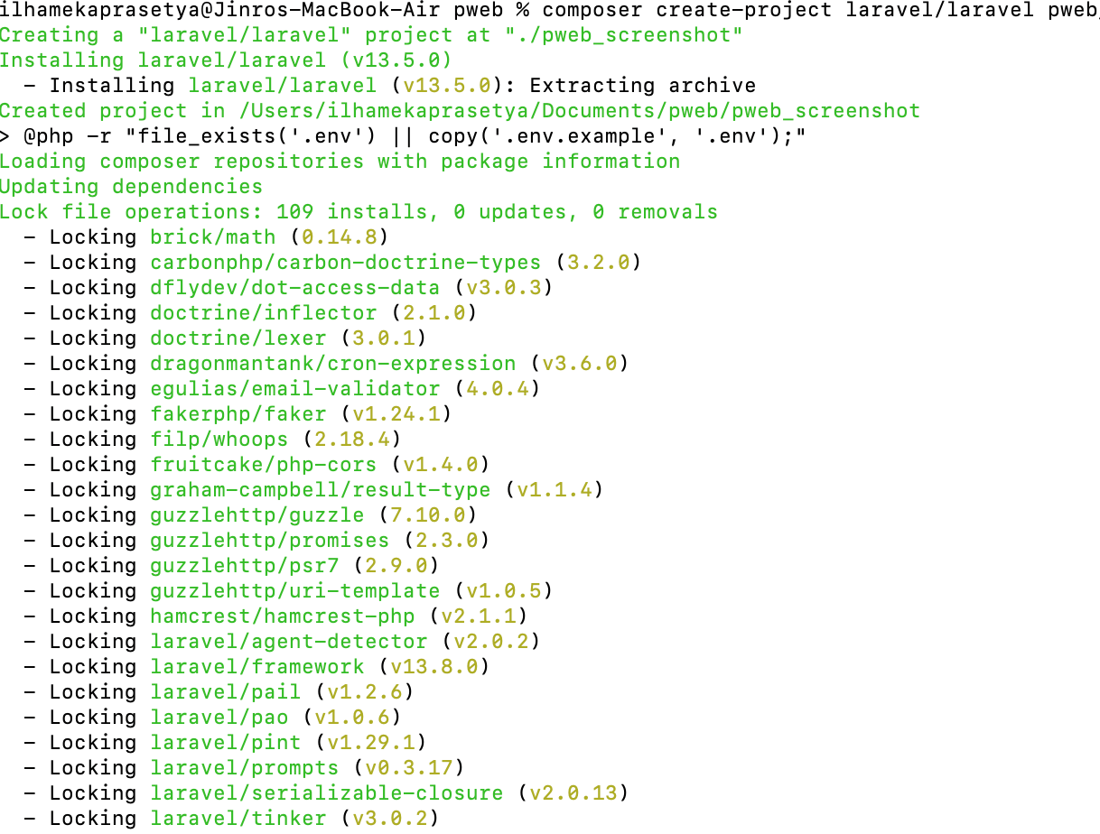 Laravel Setup